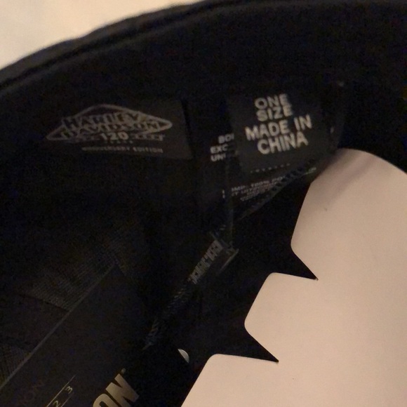 Harley Davidson 120th Anniversary Men’s Racing Flag Eagle SnapBack Hat OS NWT - Picture 13 of 16